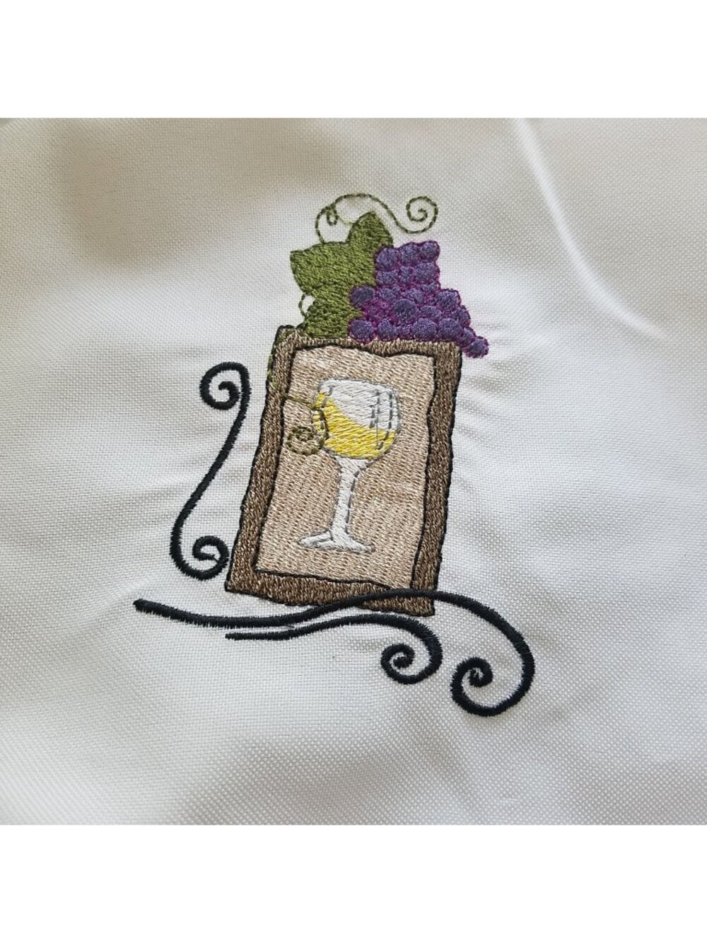 Apron White Chef Long  30" x 26" Embroidered Neck Strap Tie Stain resistant